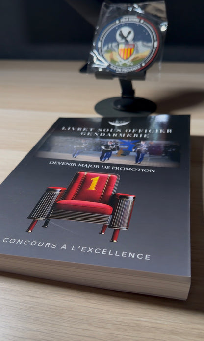 Pack livret papier et rondache gendarmerie pour préparation concours sous-officier