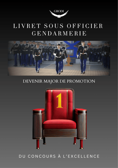 Guide complet du concours sous-officier de gendarmerie, disponible en format papier et numérique